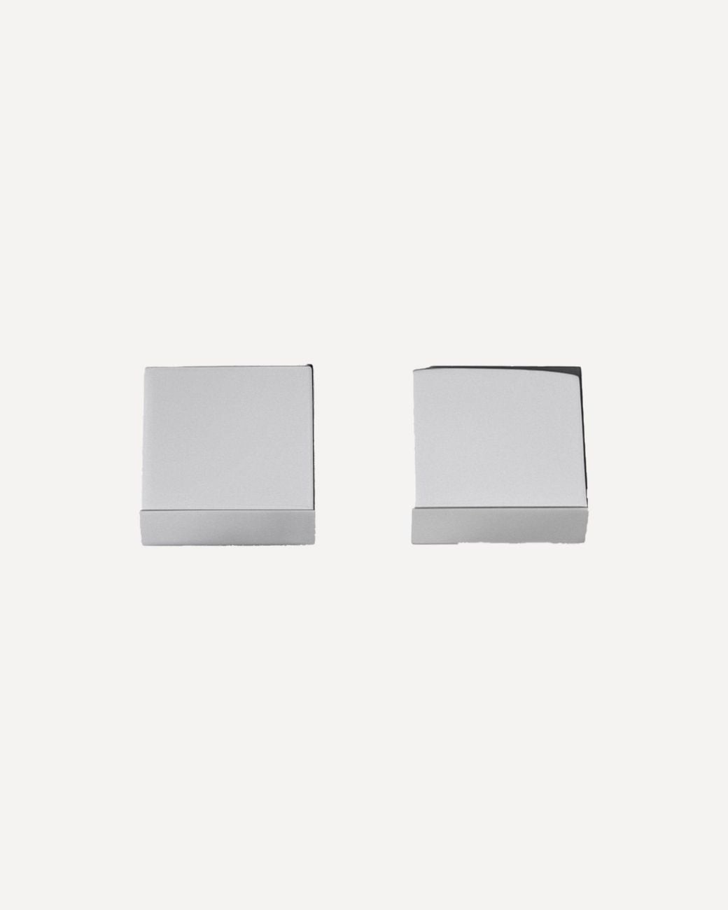 Phoebe Philo White Cube Studs Earrings