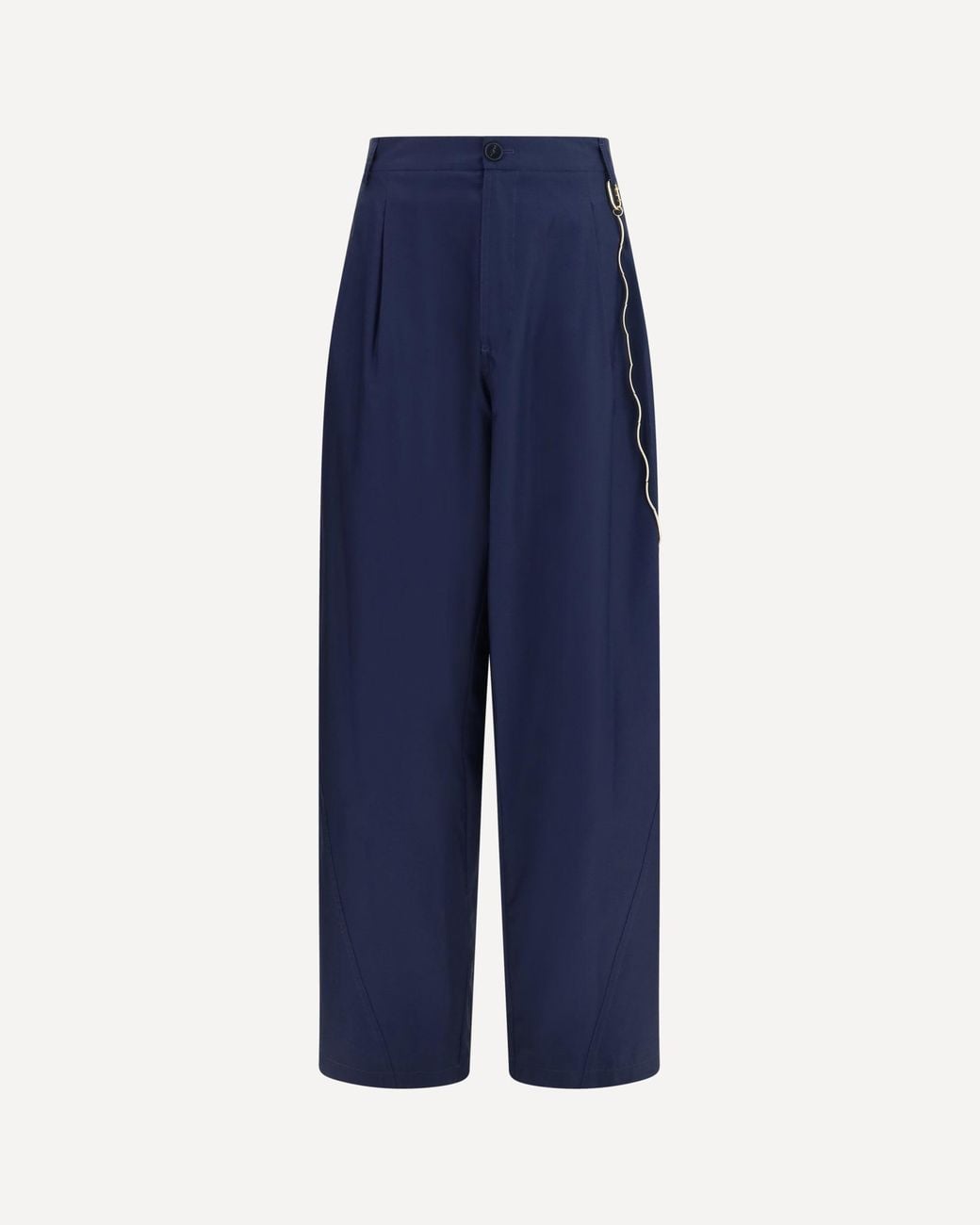 DARKPARK Blue Phebe Chain Adorned Wide-Leg Pants