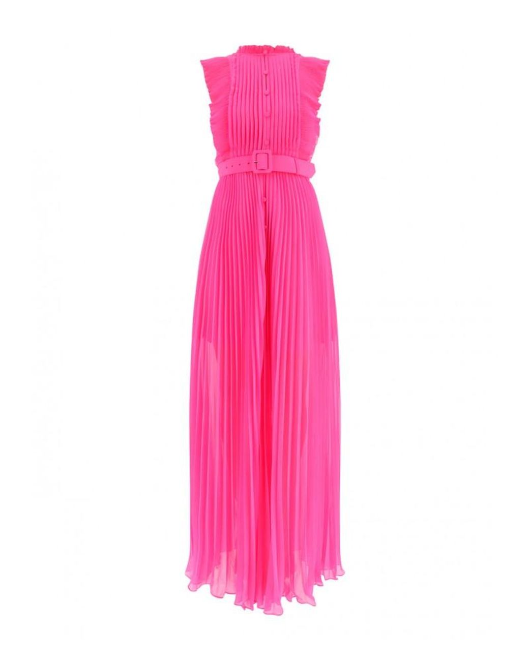 SelfPortrait Maxi Dress in Pink Lyst