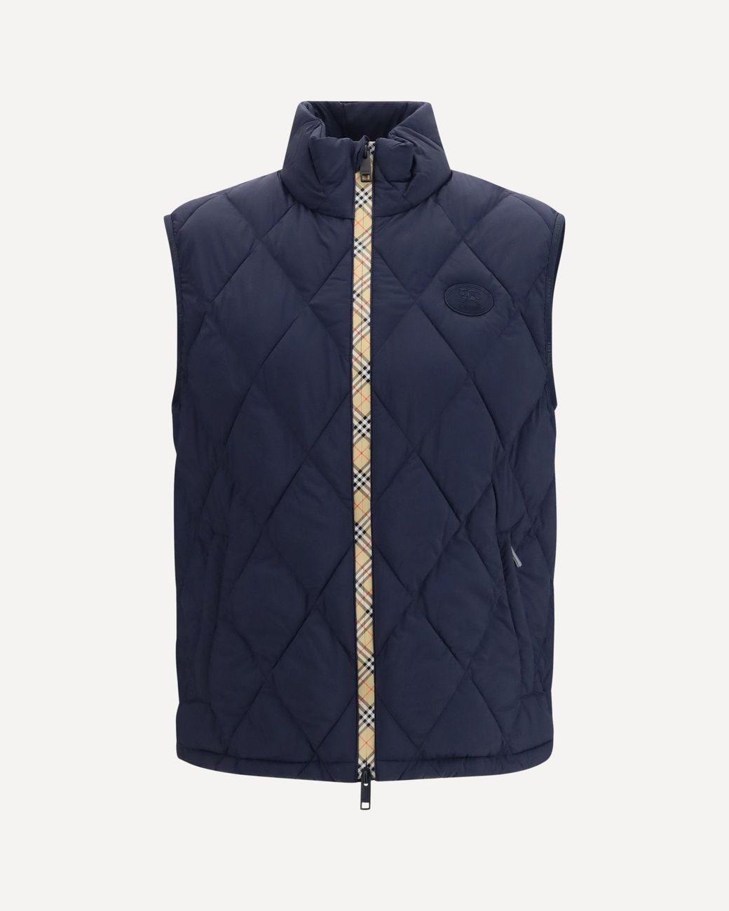Burberry Blue Down Vest for men