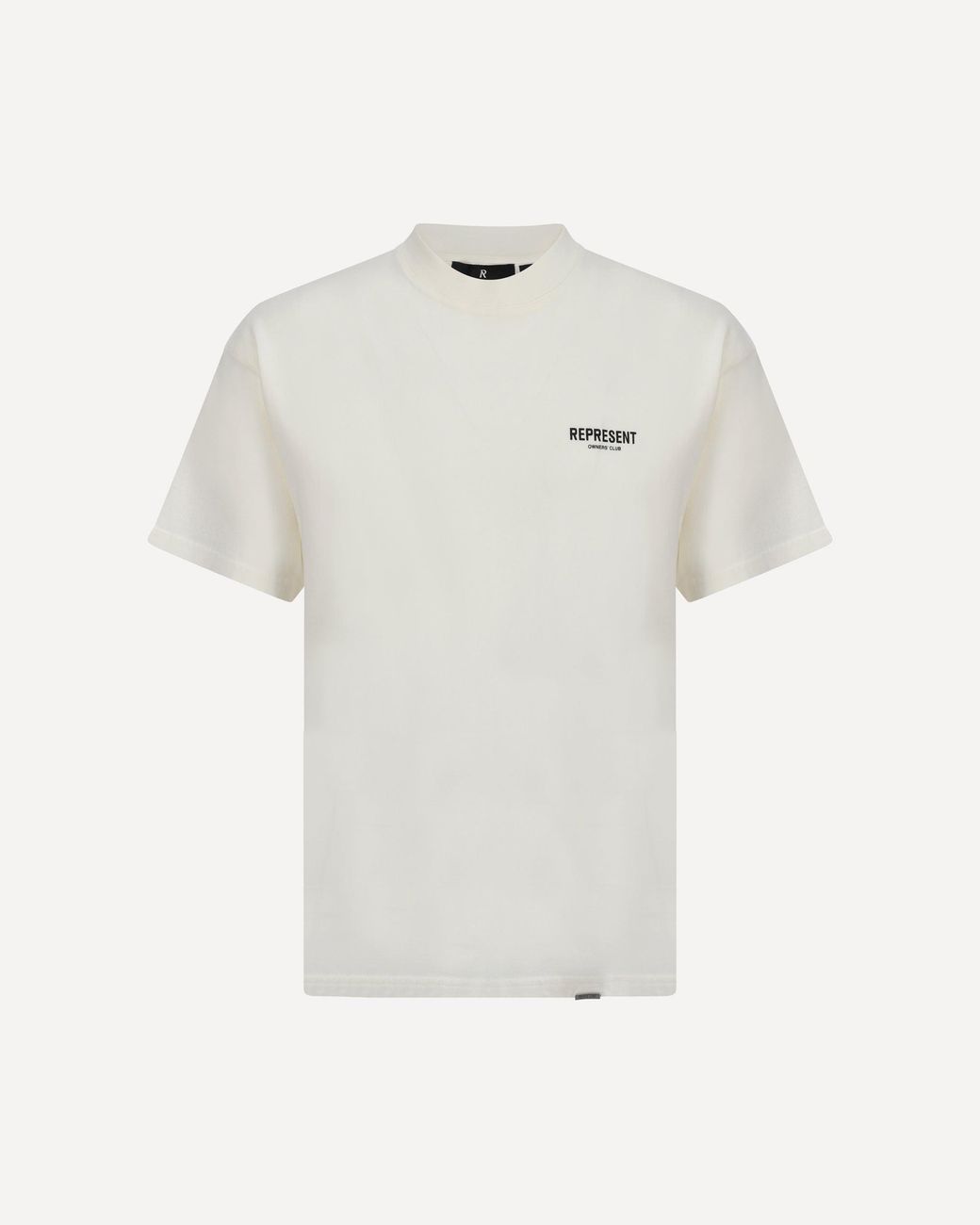 Represent White Cotton T-Shirt for men