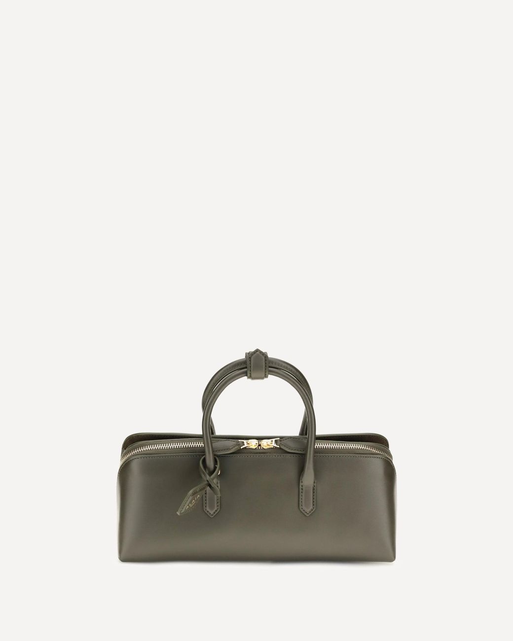 Alaïa Green Small Delta Nubuck Handbag