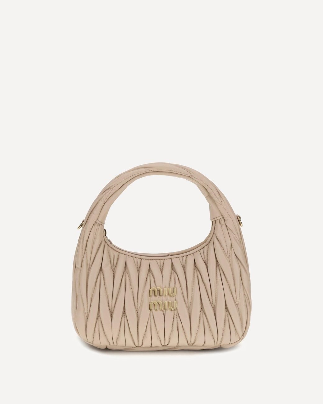 Miu Miu Natural Wandler Hobo Handbag