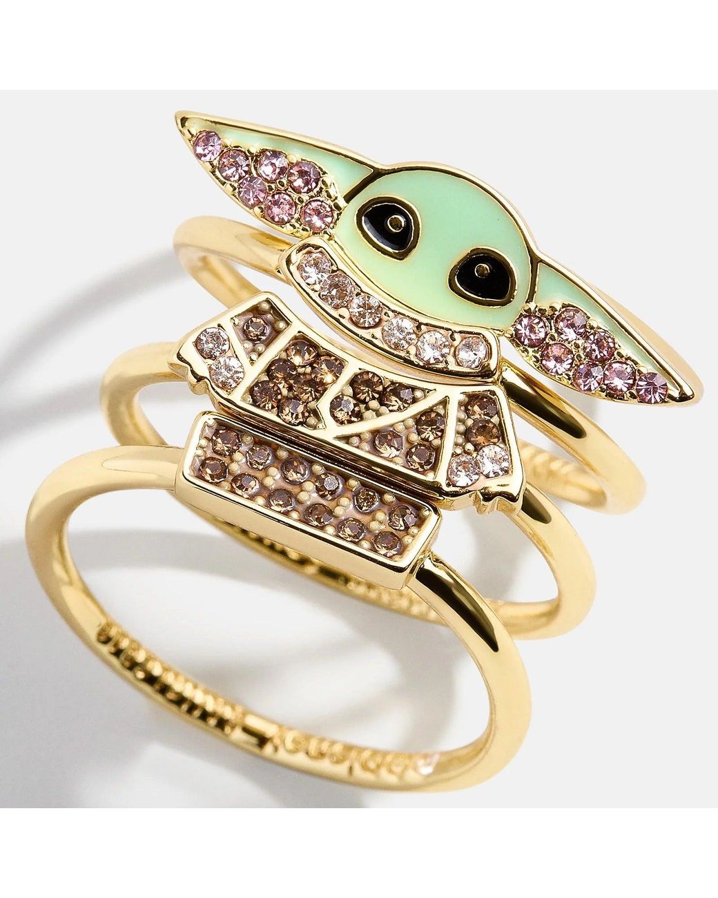 BaubleBar Metallic Star Warstm Grogutm Ring Set