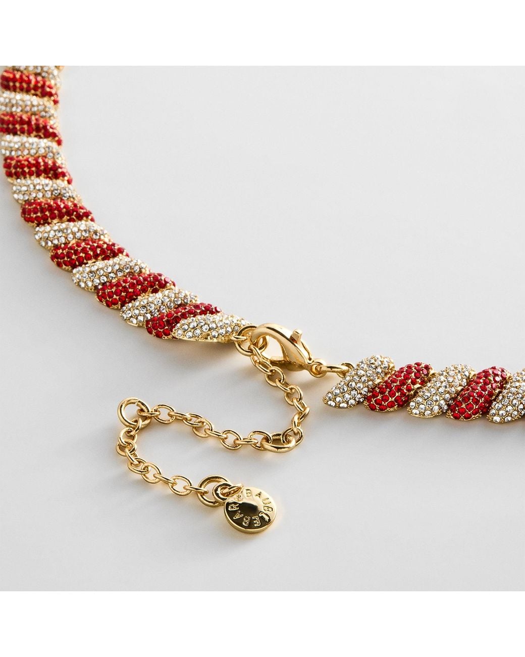 BaubleBar Mint Condition Candy Cane Necklace in Red | Lyst