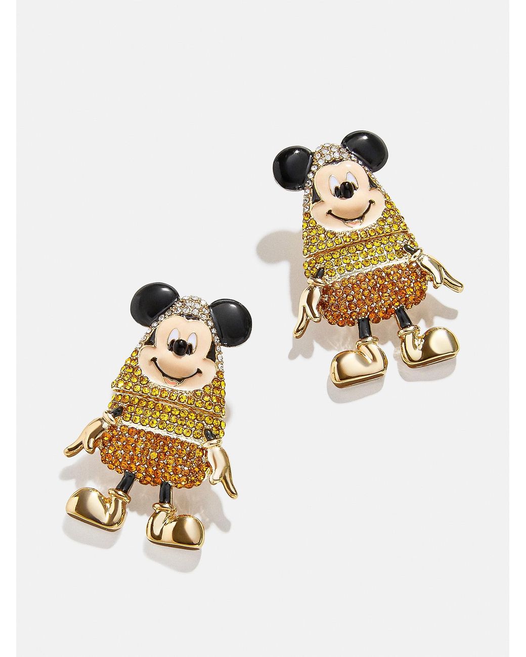 BaubleBar Mickey Mouse Disney Candy Corn Costume Earrings In Metallic Baublebar mickey mouse disney candy corn costume earrings in metallic