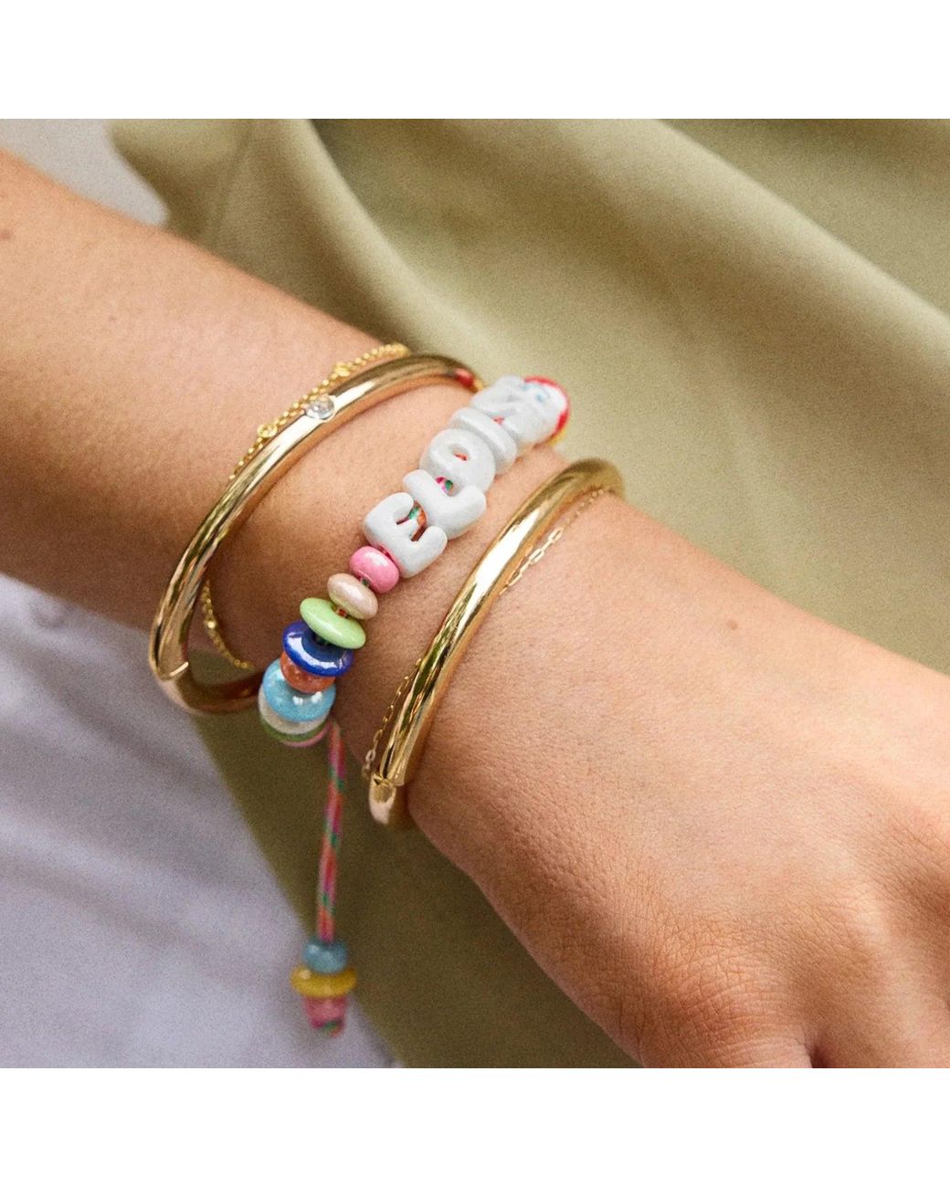 BaubleBar Blue Make Waves Custom Bracelet