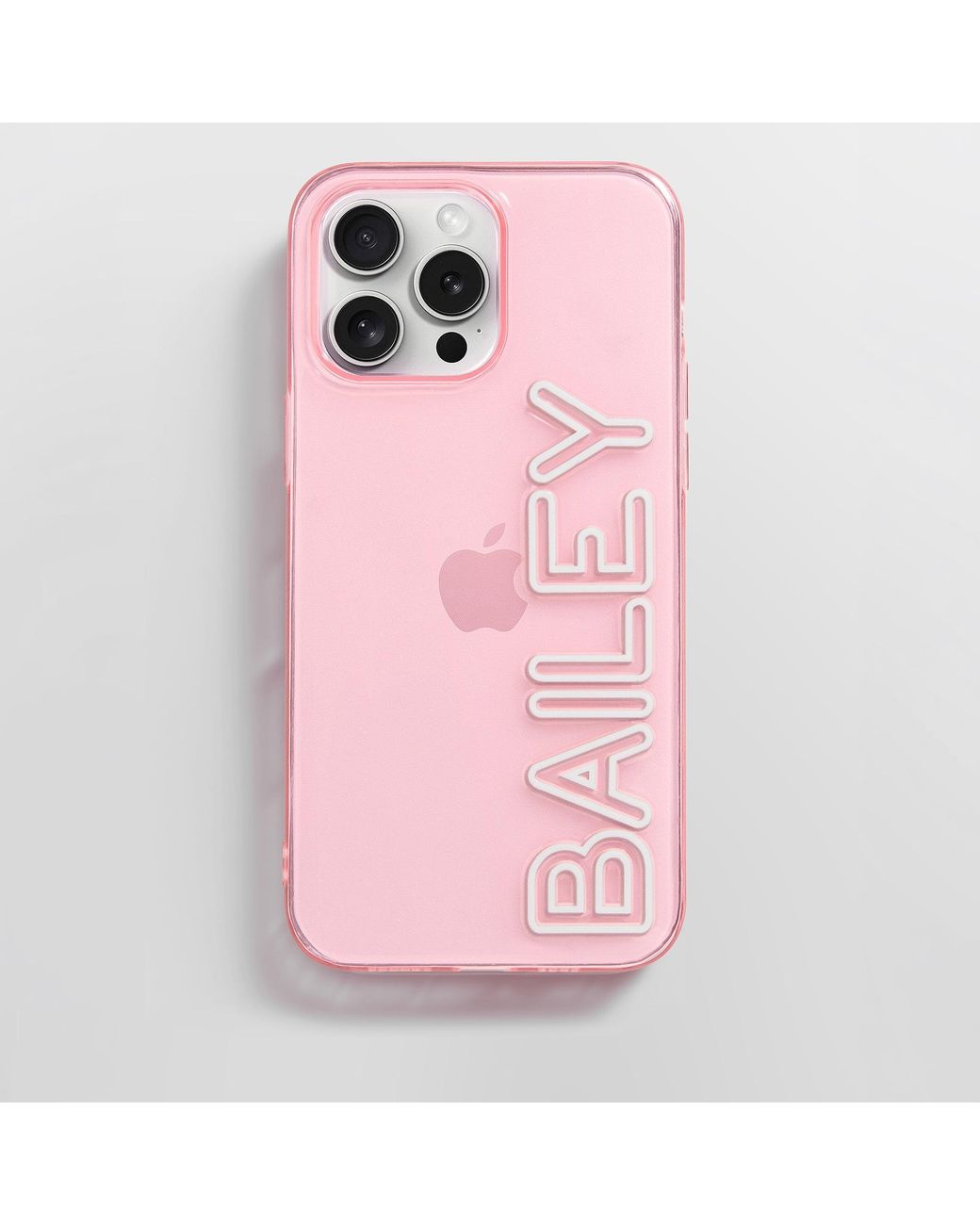 BaubleBar Pink Fine Line Custom Iphone Case