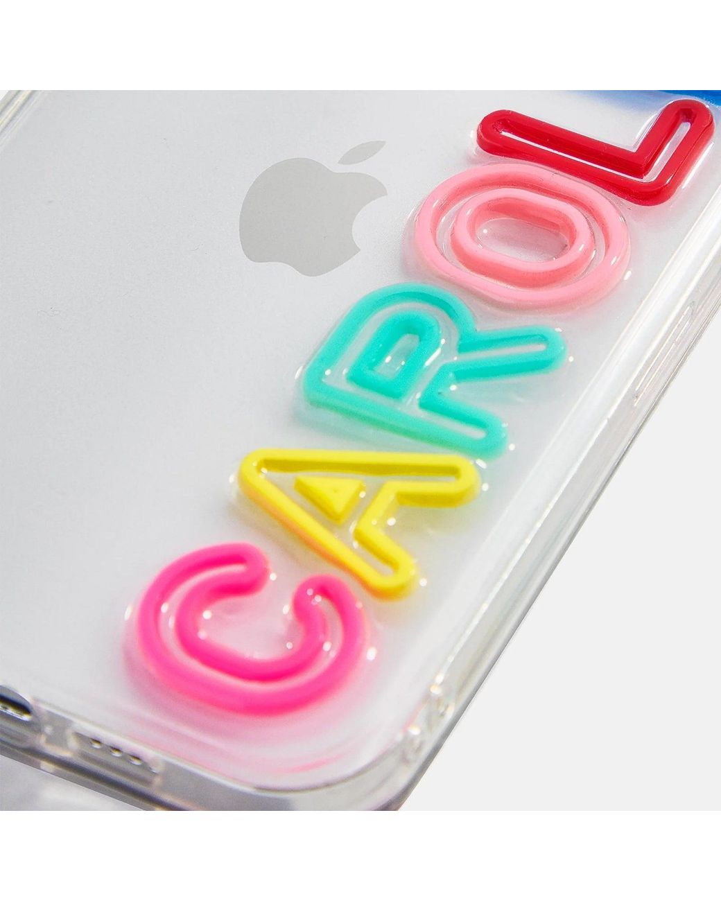 BaubleBar White Fine Line Custom Iphone Case