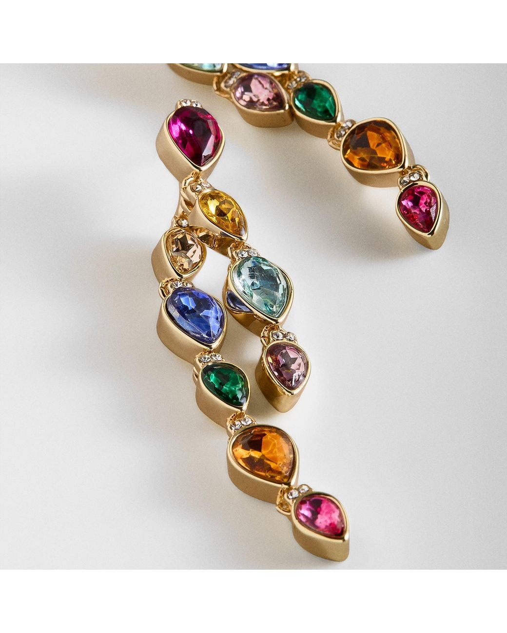 BaubleBar Multicolor Let It Glow Statement Earrings
