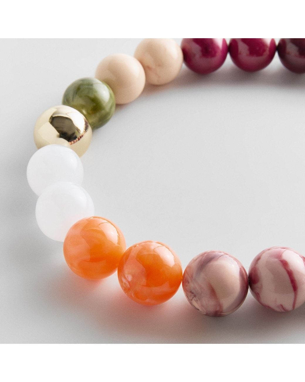 Bead Notes BaubleBar Jane Beaded Necklace in Red | Lyst