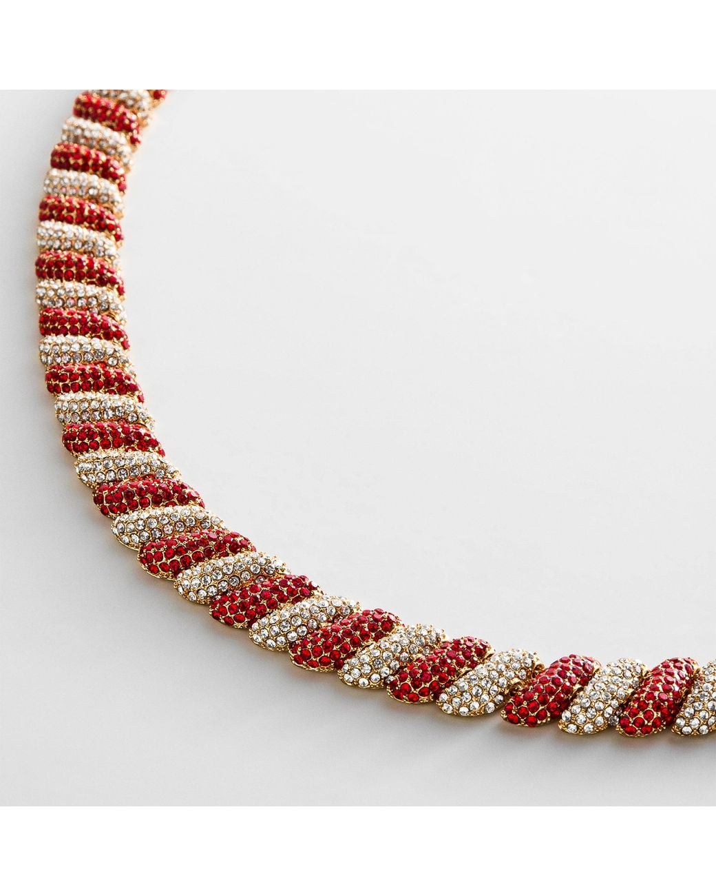 BaubleBar Mint Condition Candy Cane Necklace in Red | Lyst