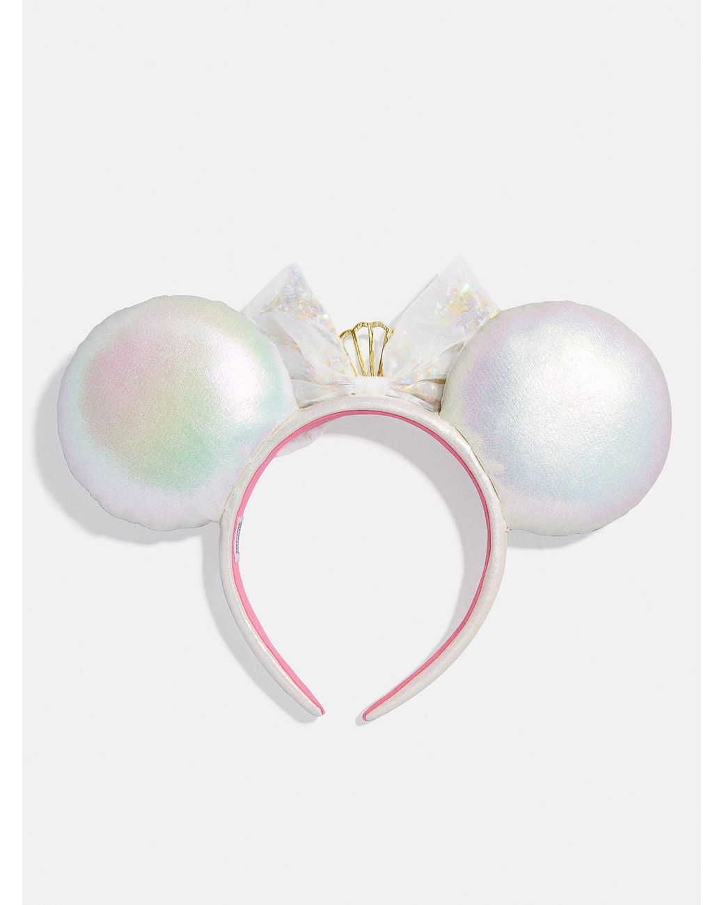 Disney Ear Shell BaubleBar Disney Minnie Mouse Shell Ears Headband in Pink | Lyst