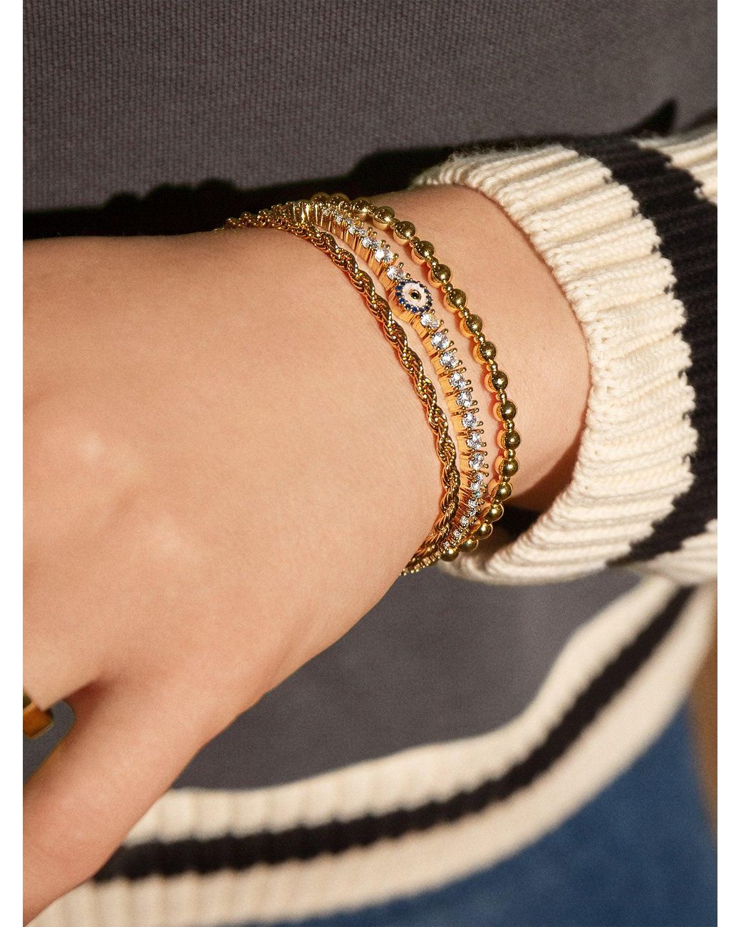 Baublebar evil eye bracelet outlet