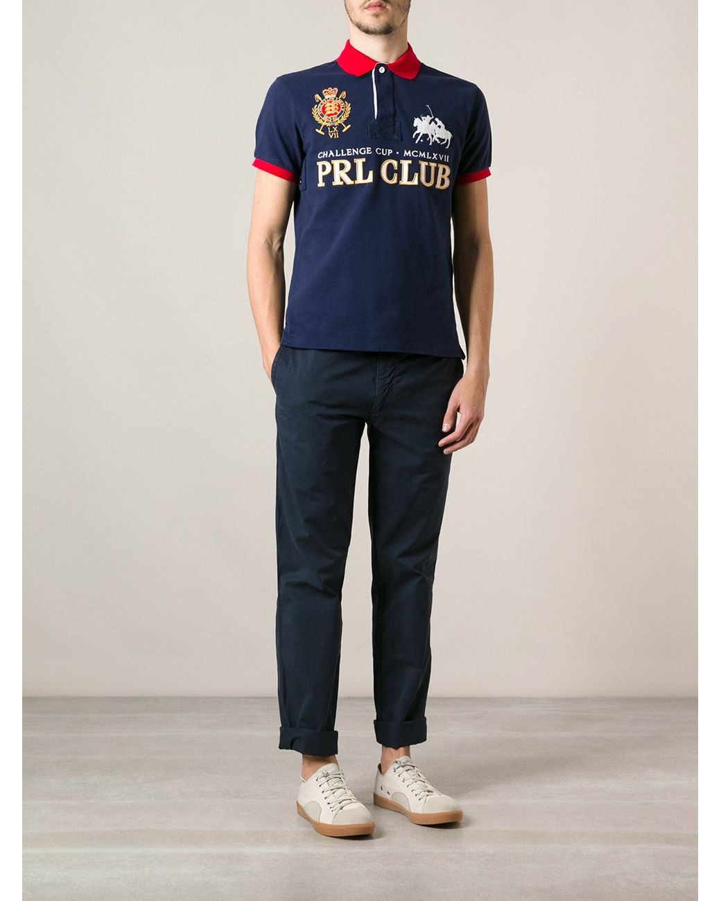Polo Ralph Lauren Prl Club Polo Shirt in Blue for Men | Lyst