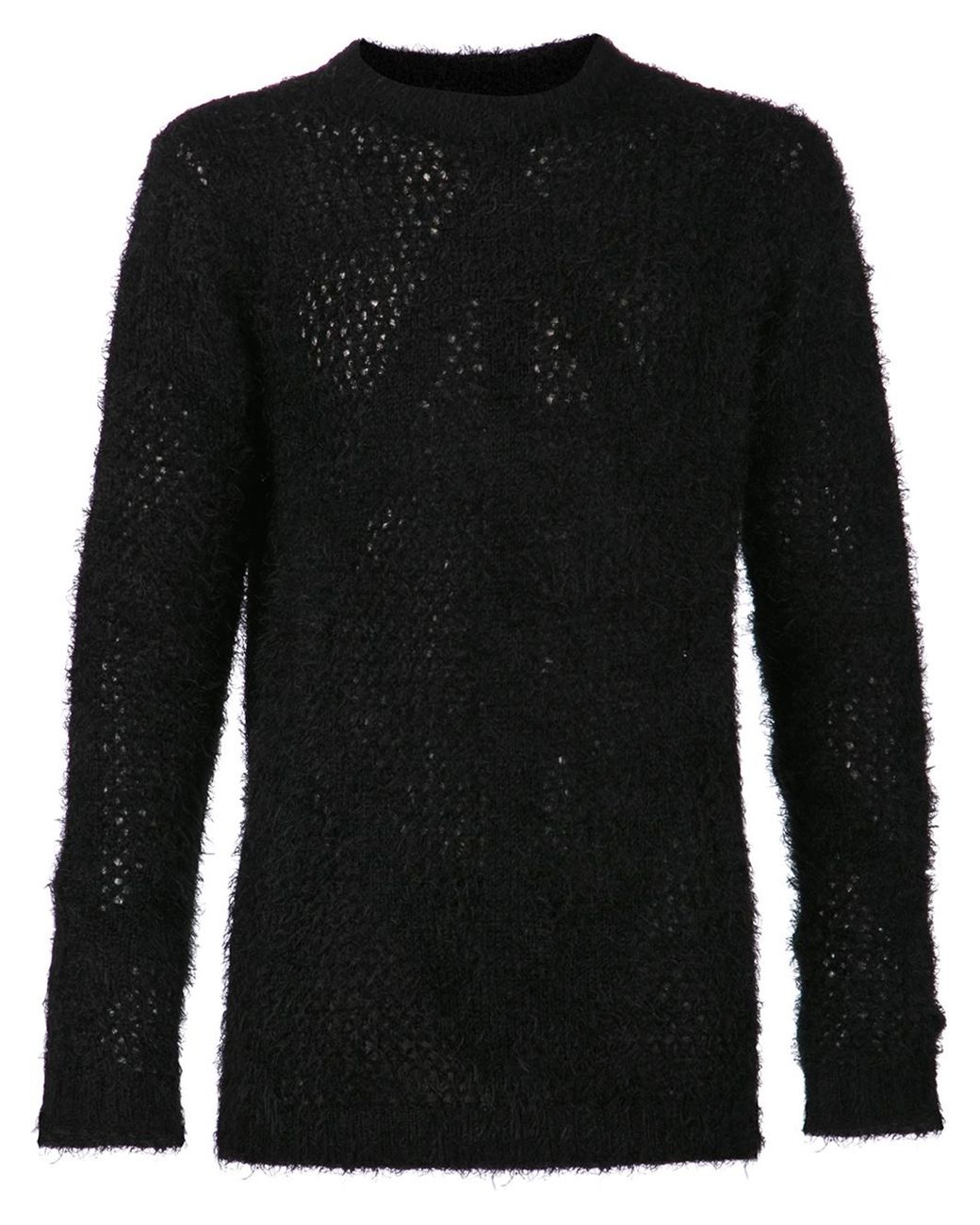 Chapter Fuzzy Sweater in Black for Men Lyst