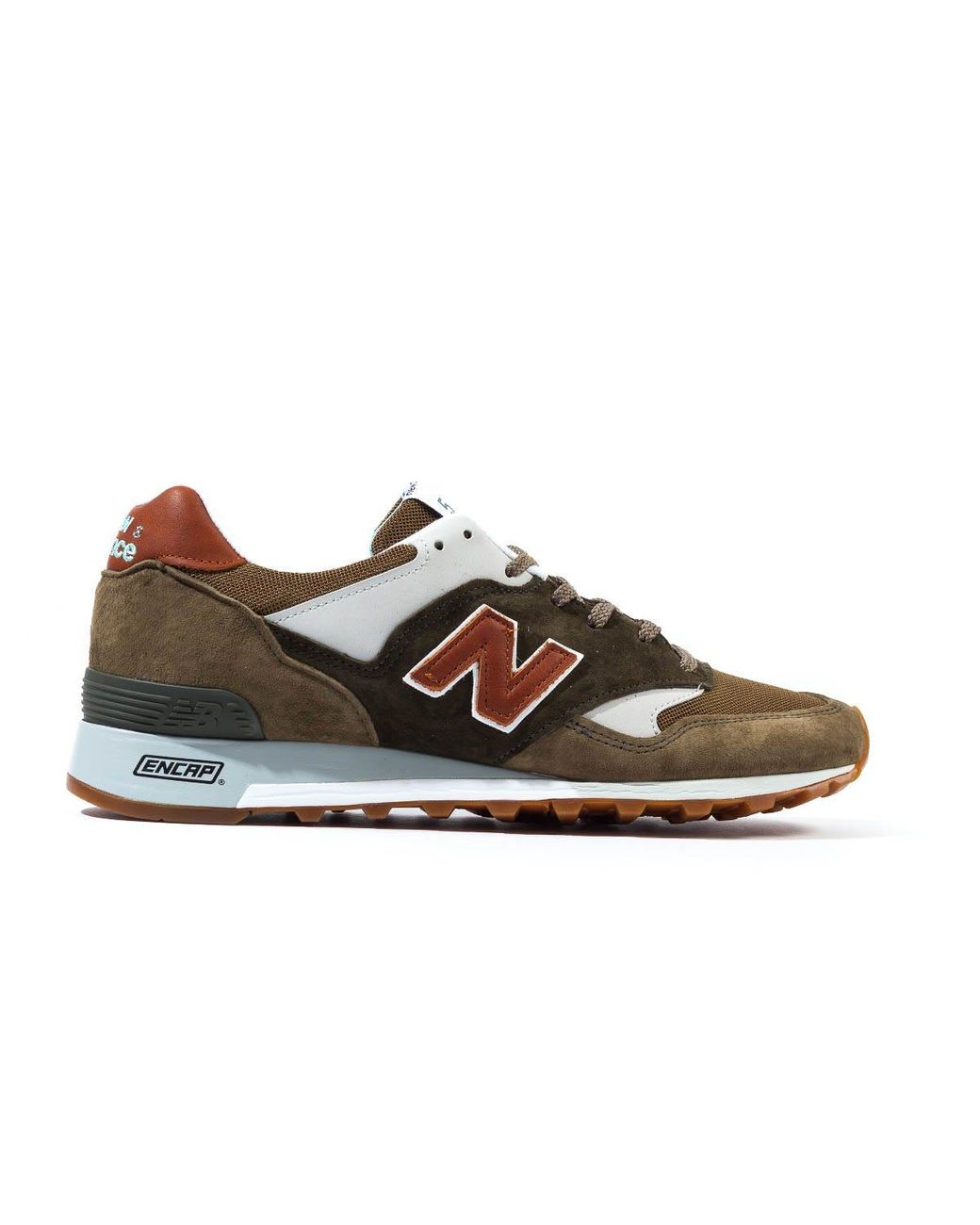 new balance brown suede trainers