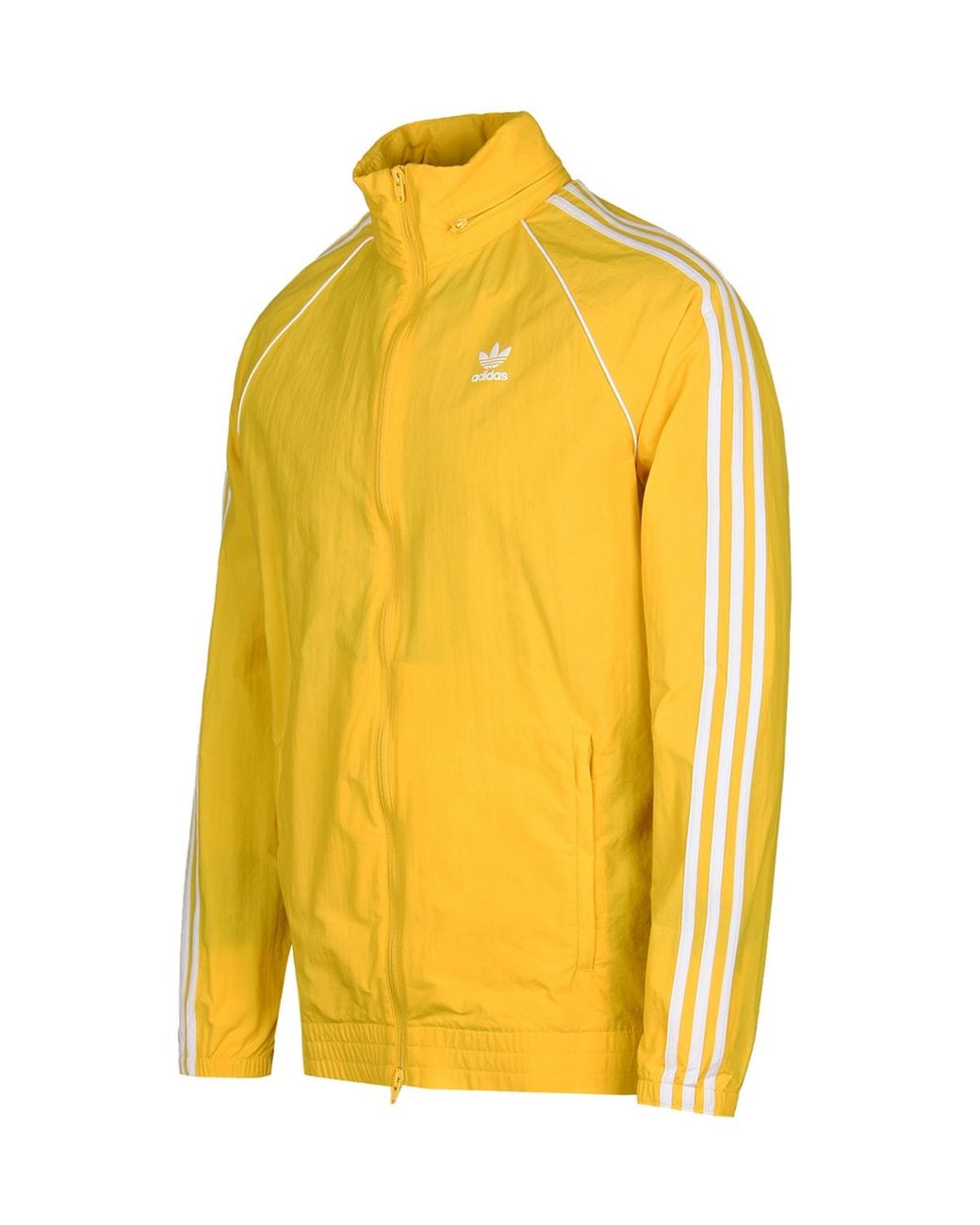 adidas Originals Synthetic Yellow Sst Windbreaker Jacket for Men | Lyst