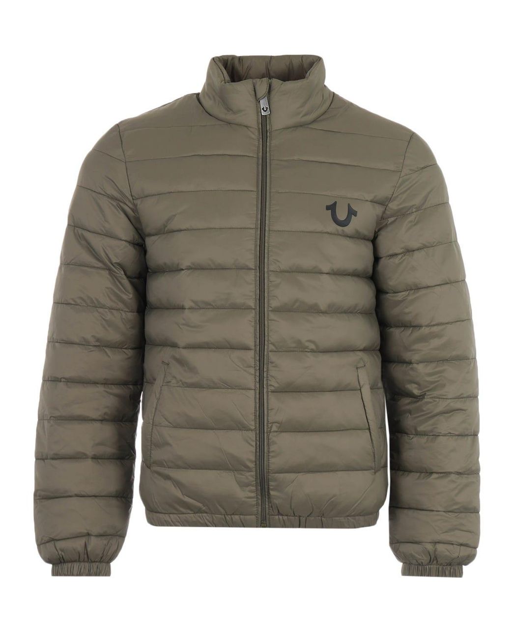 True Religion Denim Slim Nylon Puffer 