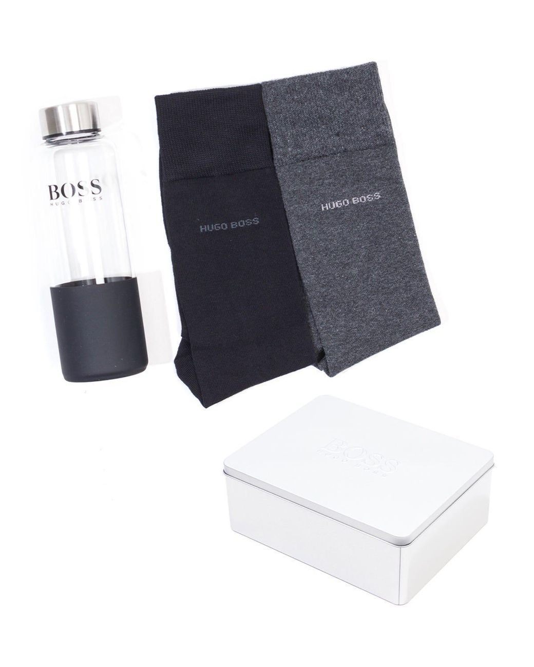 BOSS by HUGO BOSS Bodywear 2 Pack Socks & Water Bottle Black Gift Set for  Men | Lyst
