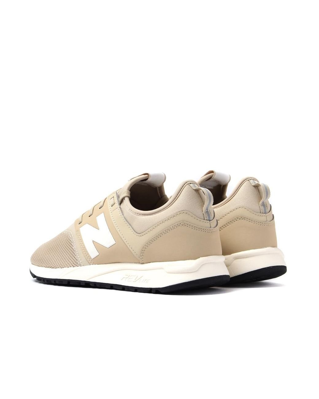 New Balance 247 Beige Trainers in Natural for Men | Lyst