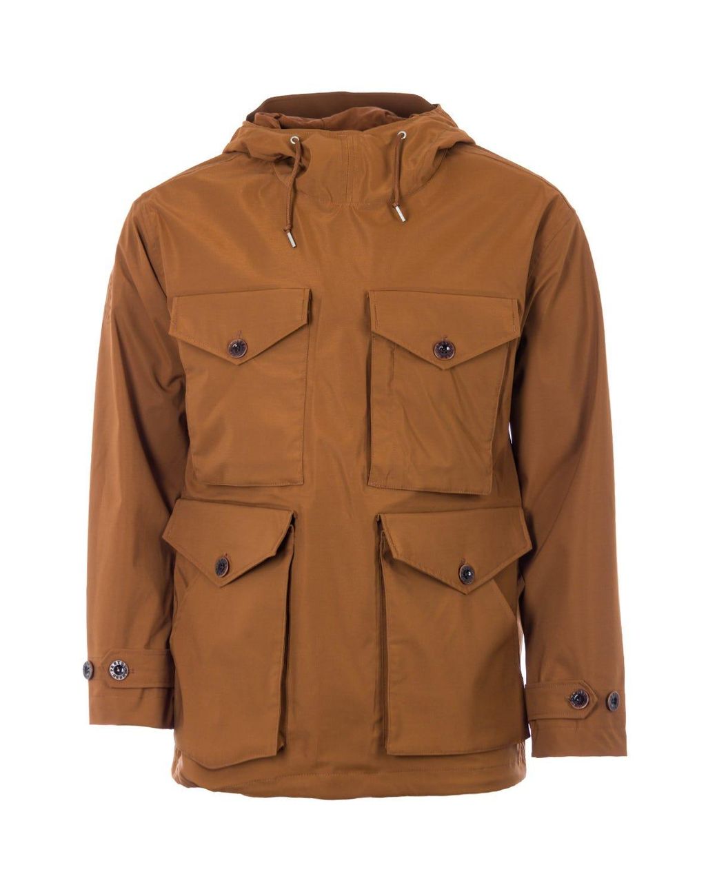 Pretty Green Novello Sealed Overhead Jacket in Brown for Men | Lyst
