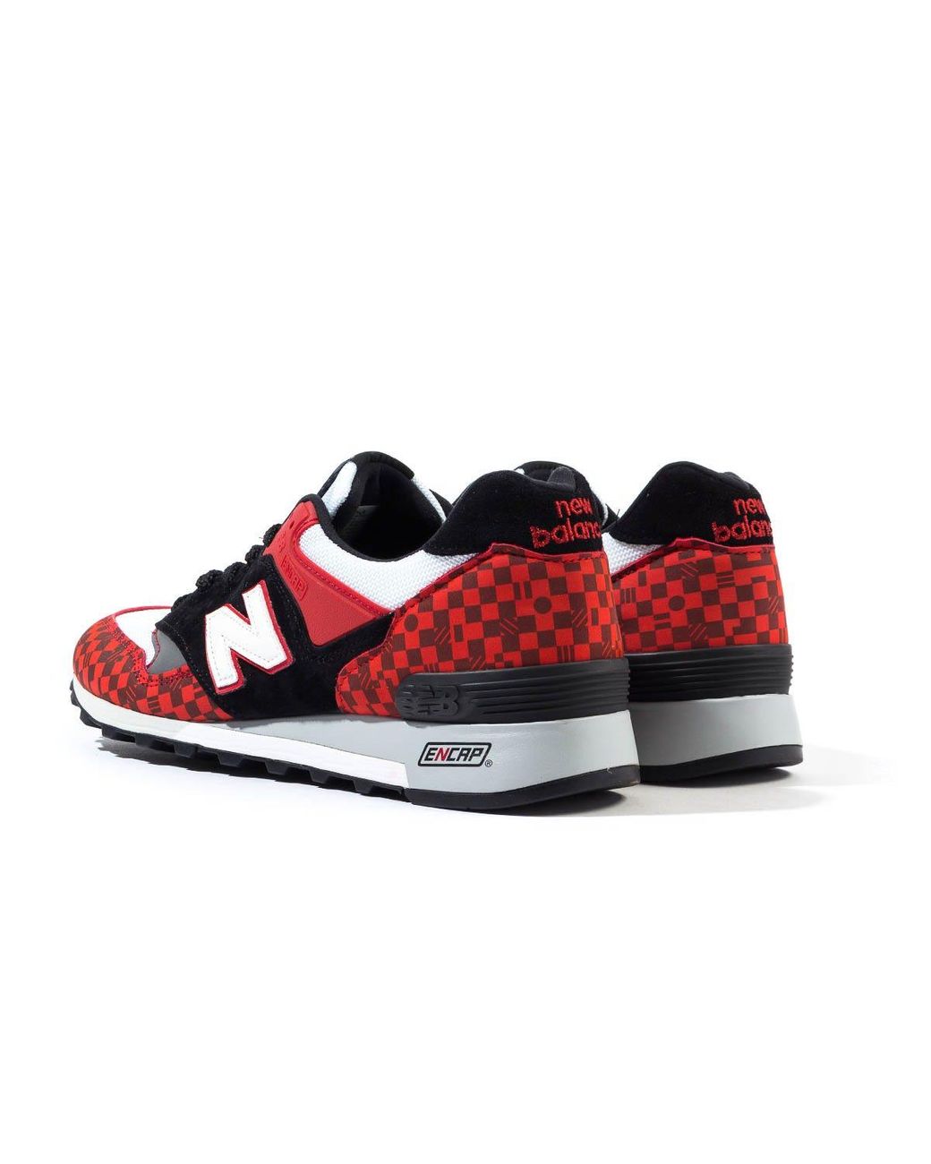 checkered trainers