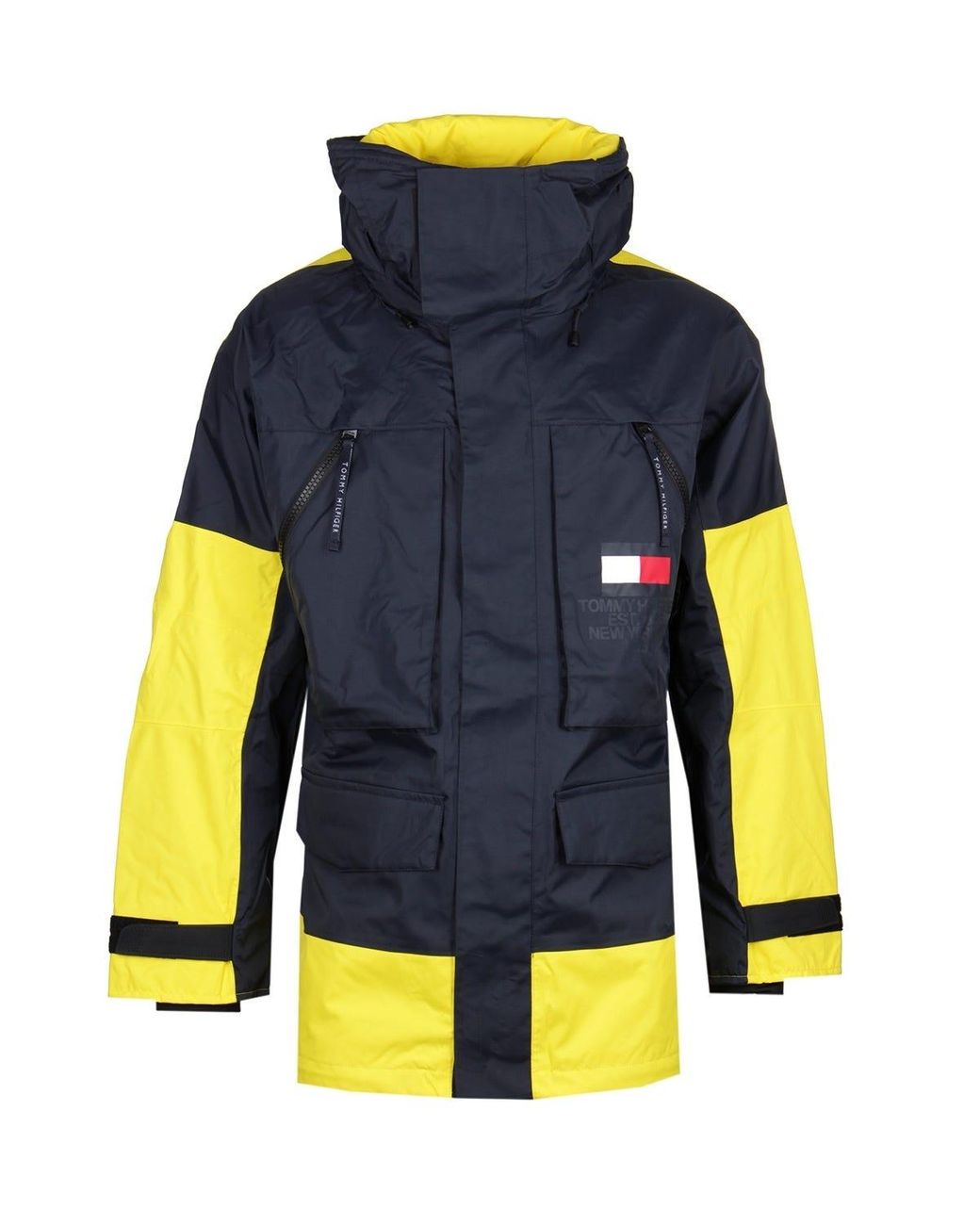 Colourblock Parka Jacket 