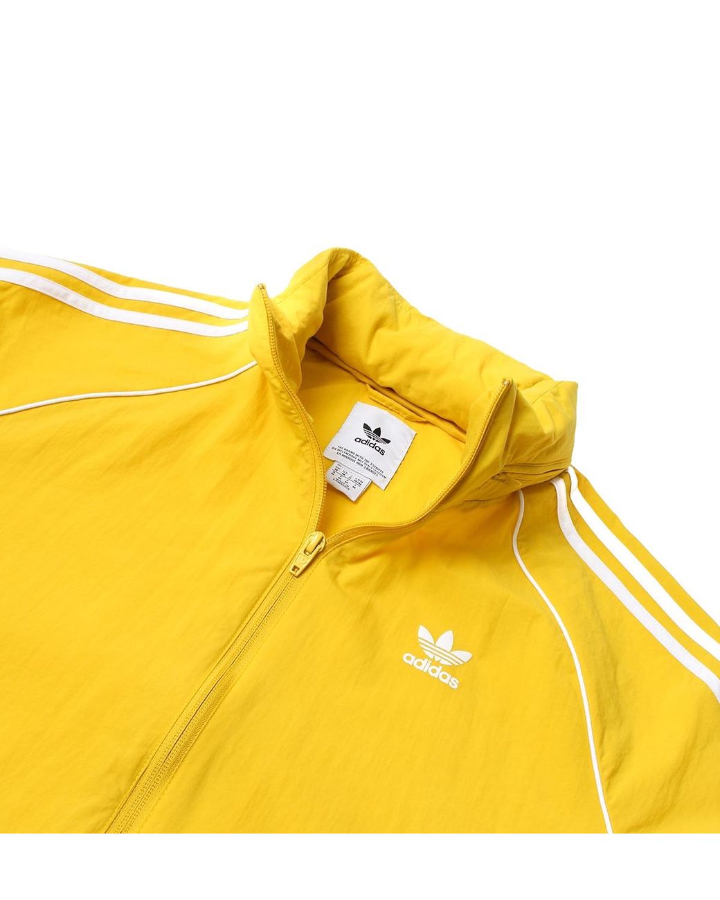 adidas Originals Synthetic Yellow Sst Windbreaker Jacket for Men | Lyst
