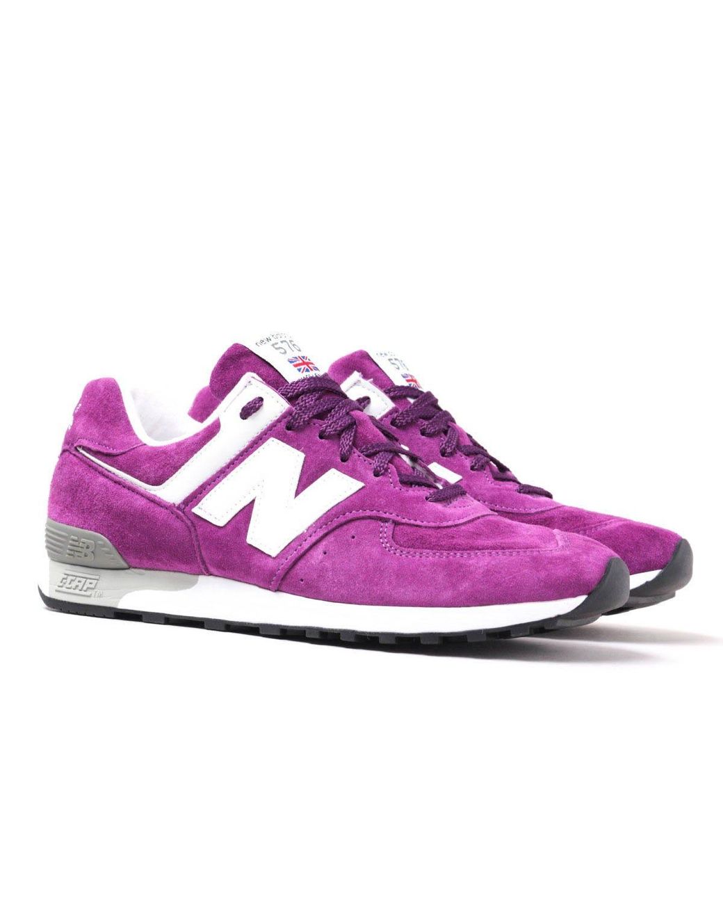 purple suede trainers