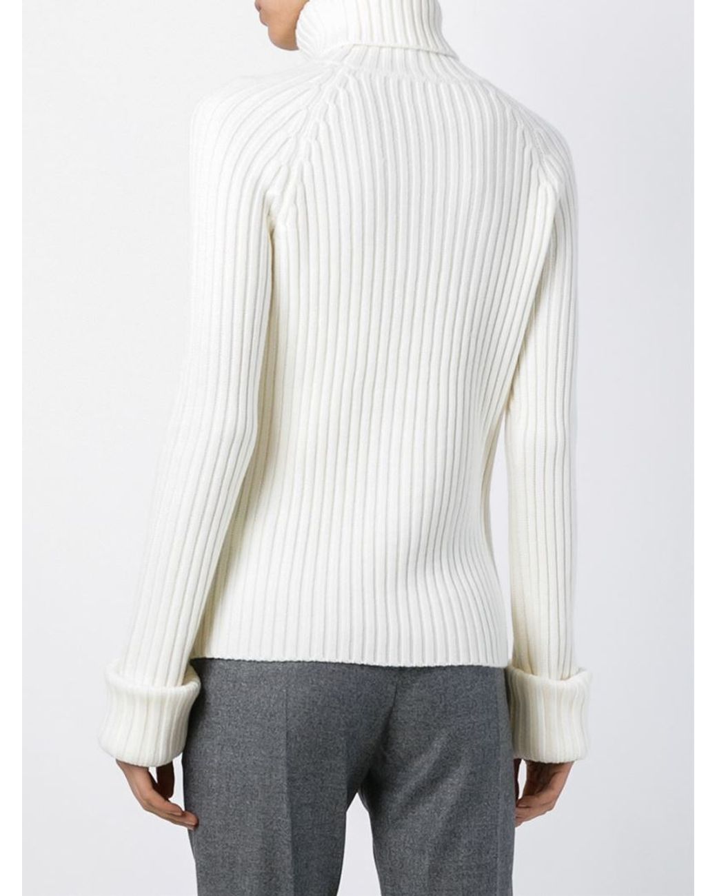 JOSEPH Ribbed Turtleneck Sweater in 
