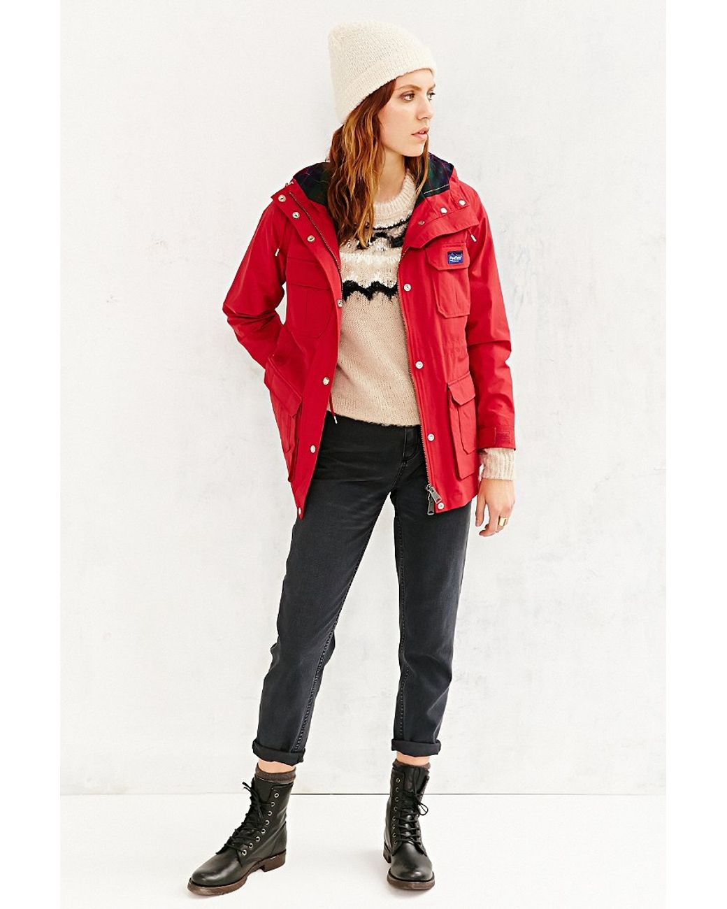 dræne Prelude Kære Penfield Kasson Field Jacket in Red | Lyst Canada