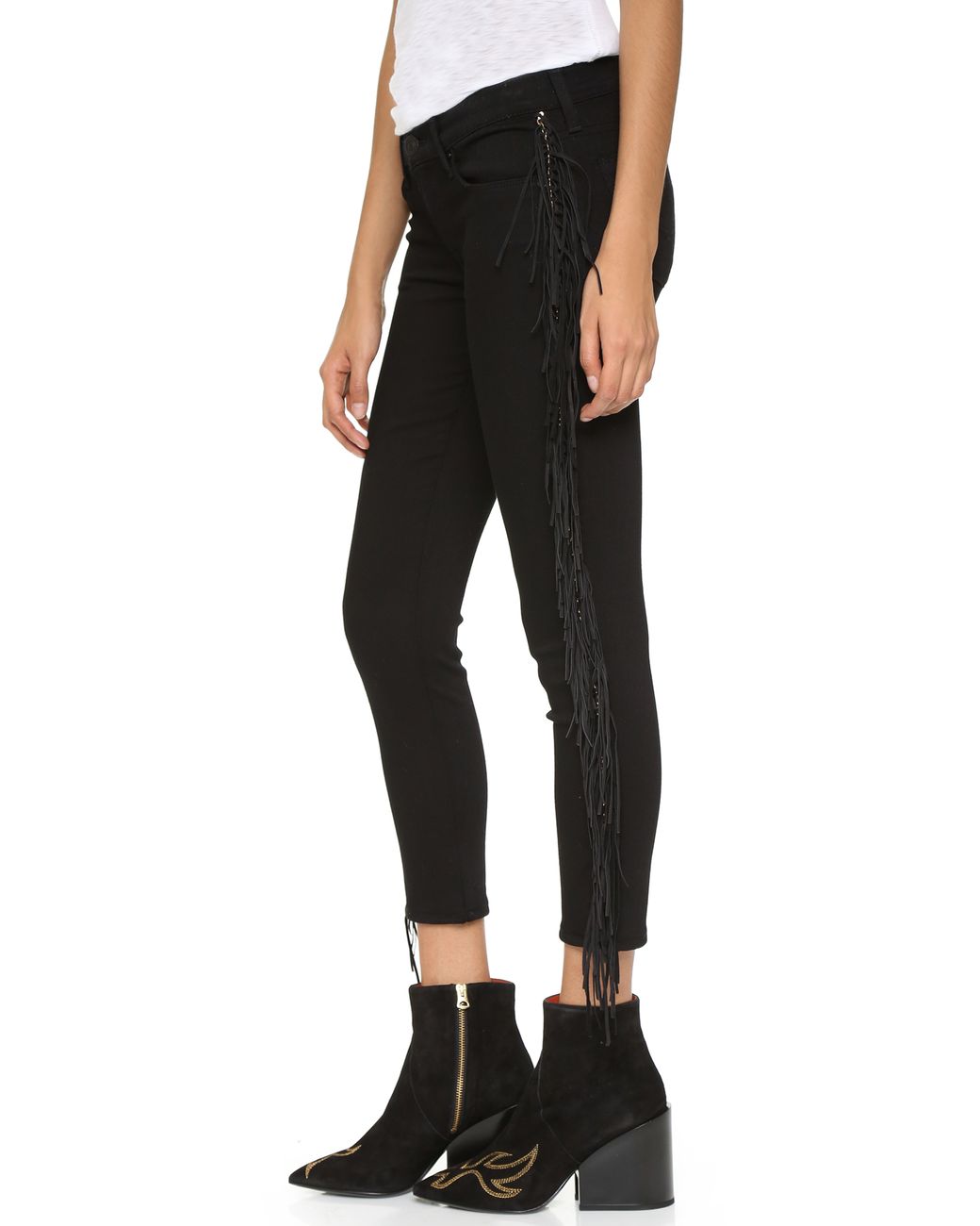 Hudson Jeans Denim Luna Skinny Cropped 