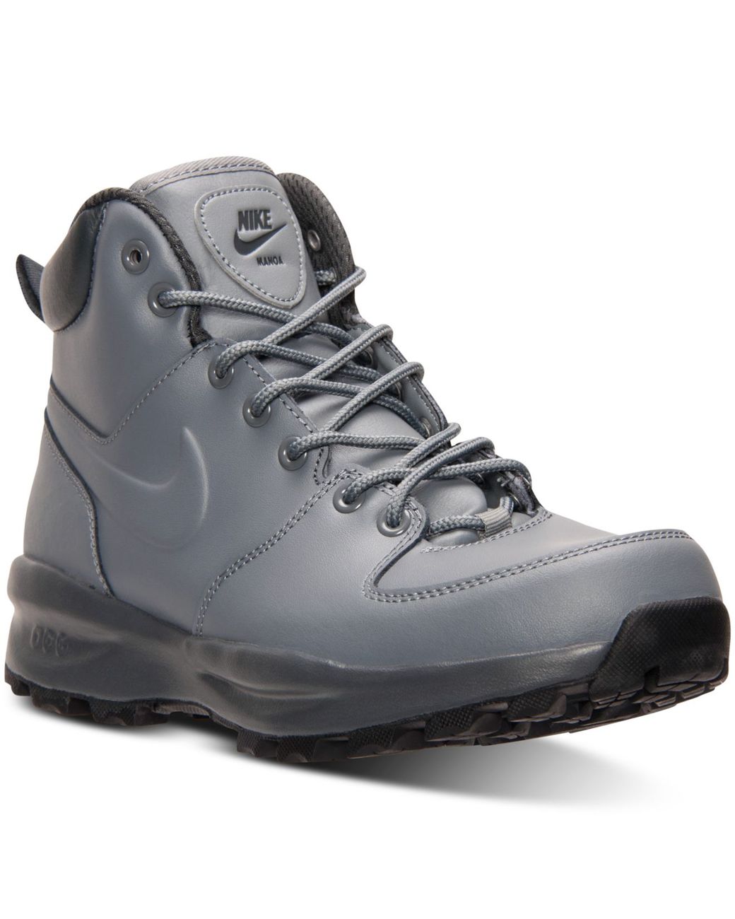 Nike Men's Leather Boots From Finish Line in Gray for Men | Lyst