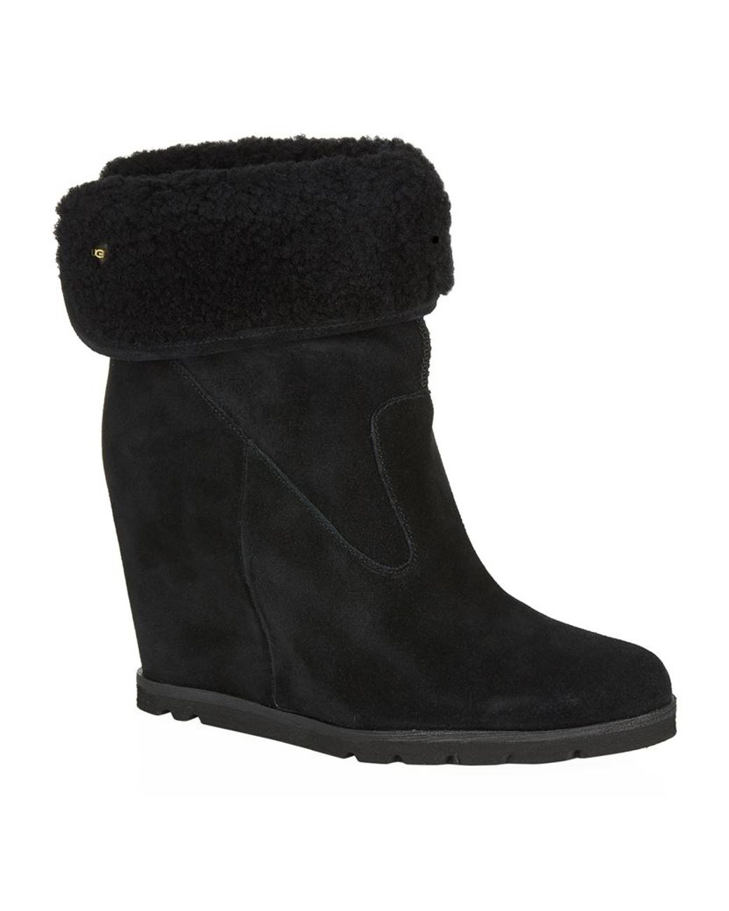 UGG Kyra Wedge Boot in Black | Lyst Canada