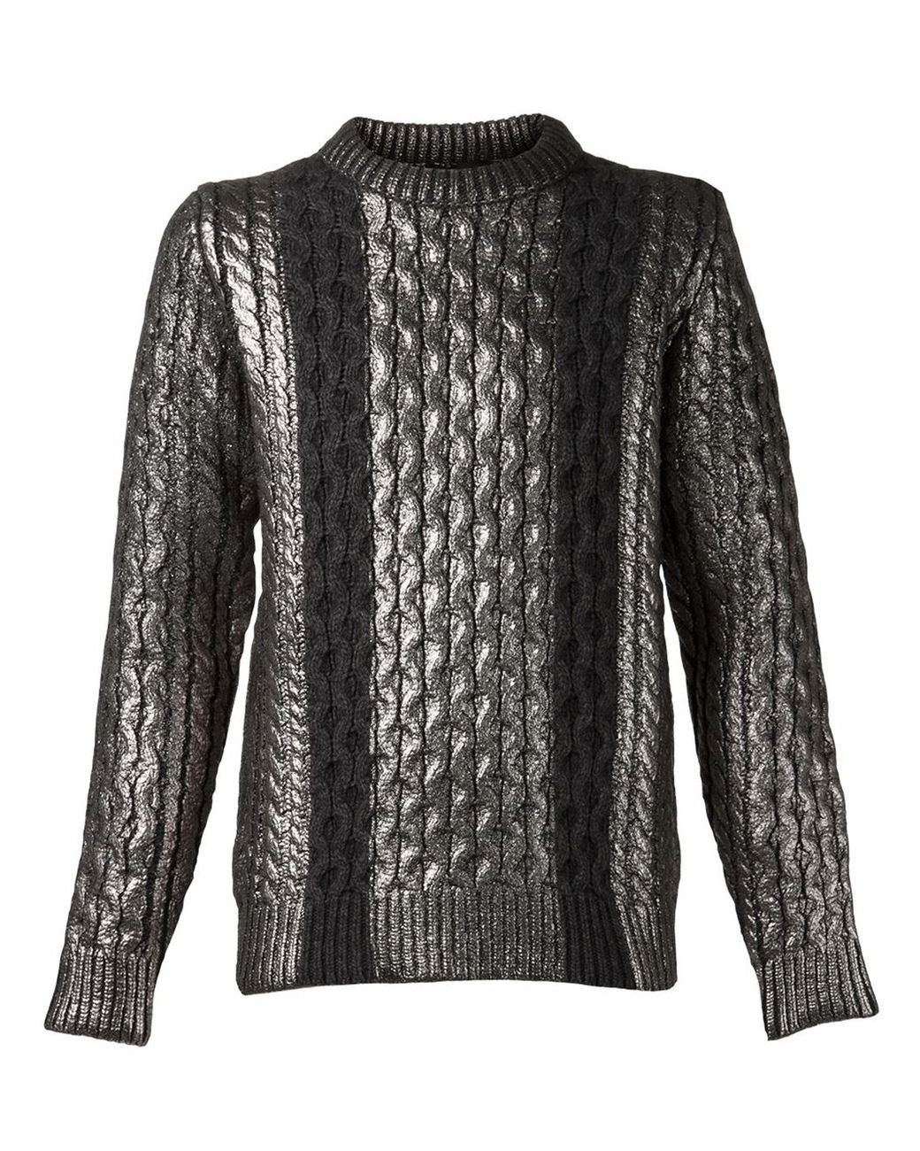 【超ポイントバック祭】 DIESEL Metallic Lyst | Men for Gray in Sweater 小物