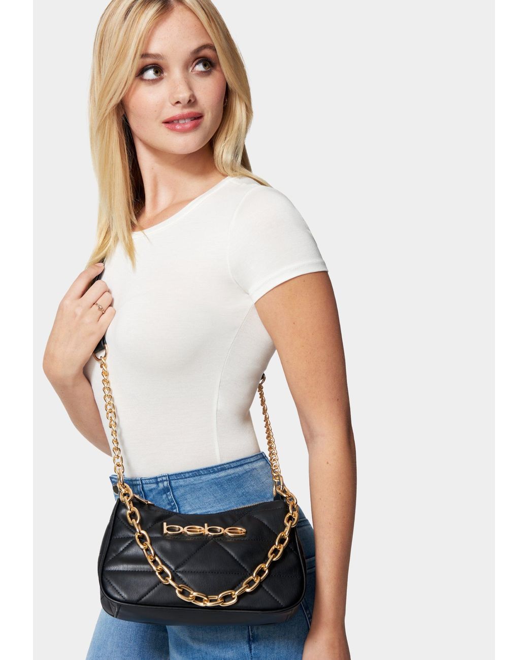 Bebe quilted shop crossbody bag