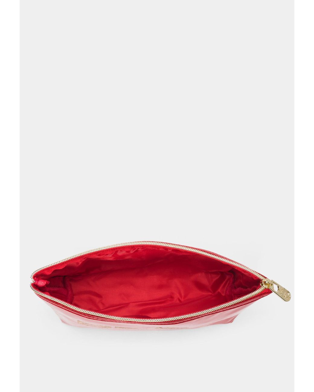 Bebe Synthetic Logo Cosmetic Bag In Red Lyst