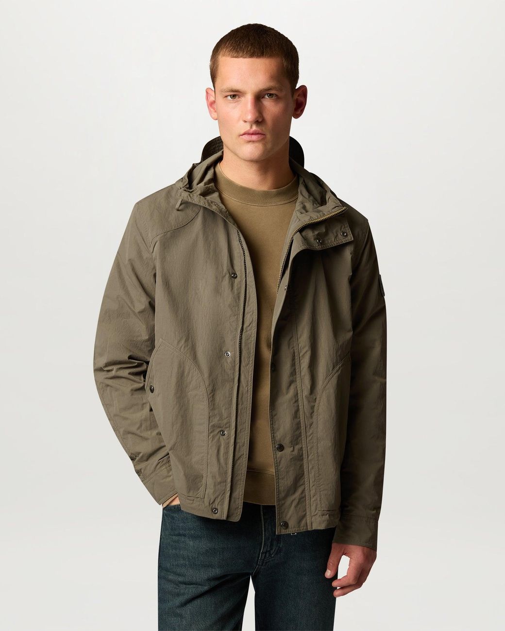 Belstaff Green Men's Marsh Jacket Alpha Nylon for men