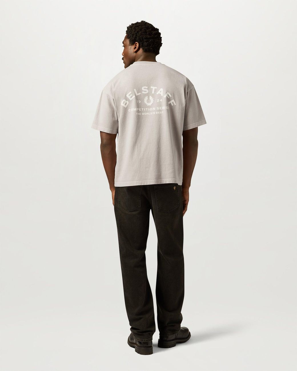 Belstaff Gray Men's Competition T-shirt Cotton Jersey for men
