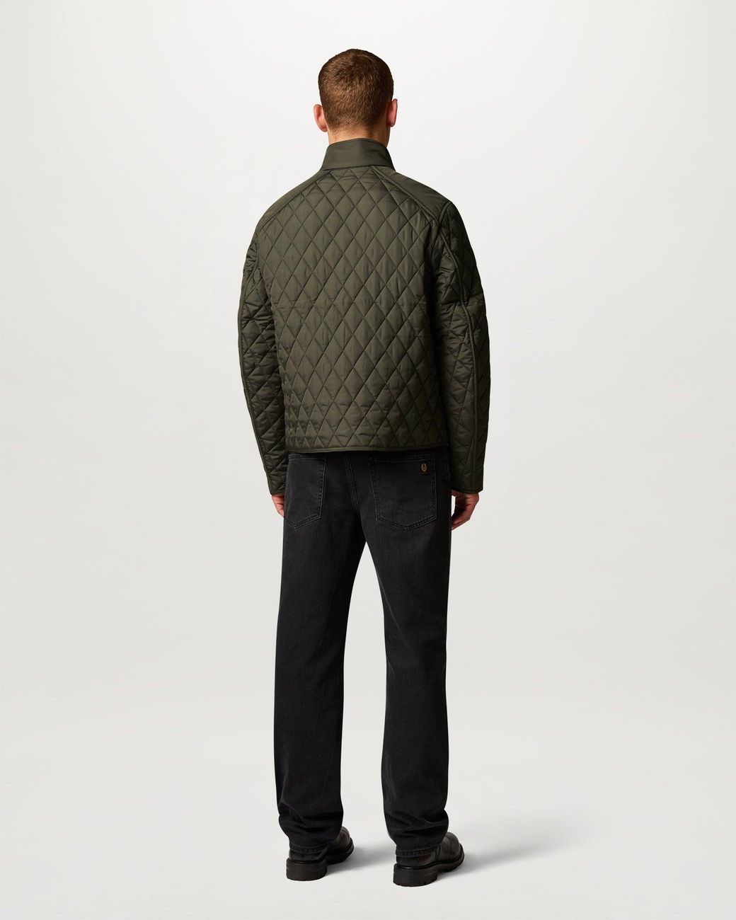 Belstaff Green Men's Pembroke Jacket Quilted Recycled Nylon for men