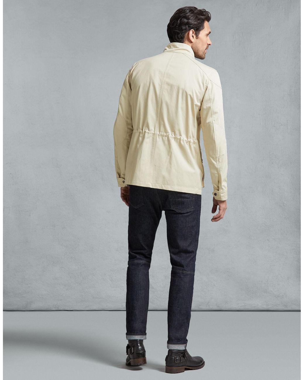 Belstaff Levison Fieldmaster Jacket in Natural for Men Lyst UK