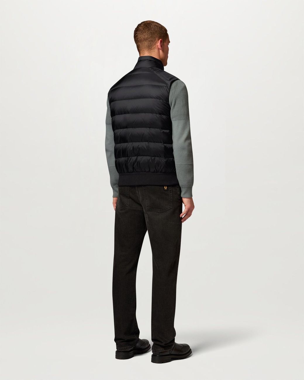 Belstaff Black Men's Compound Gilet Down Filled Nylon for men