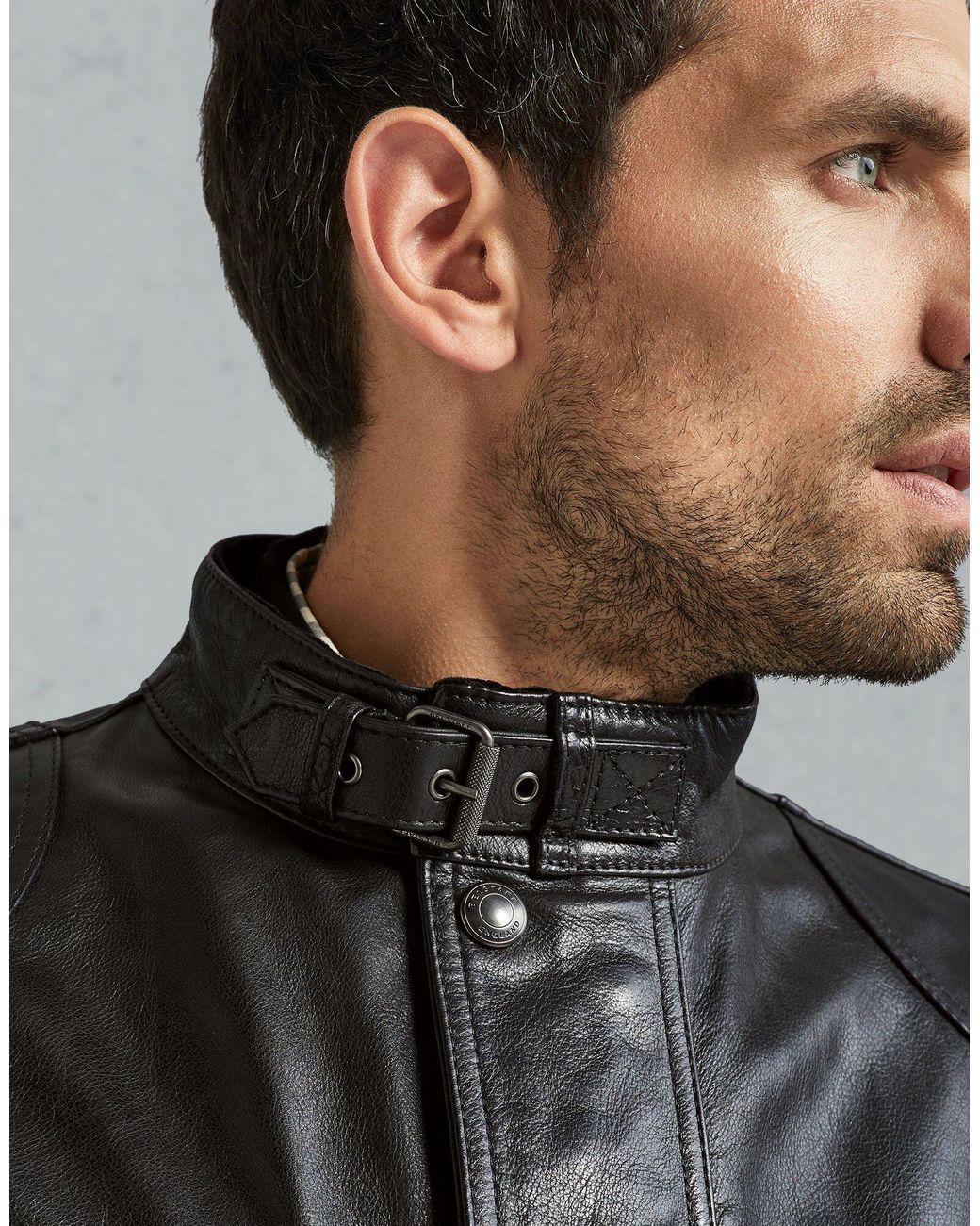 Belstaff Trialmaster Panther Leather Jacket in Black for Men | Lyst