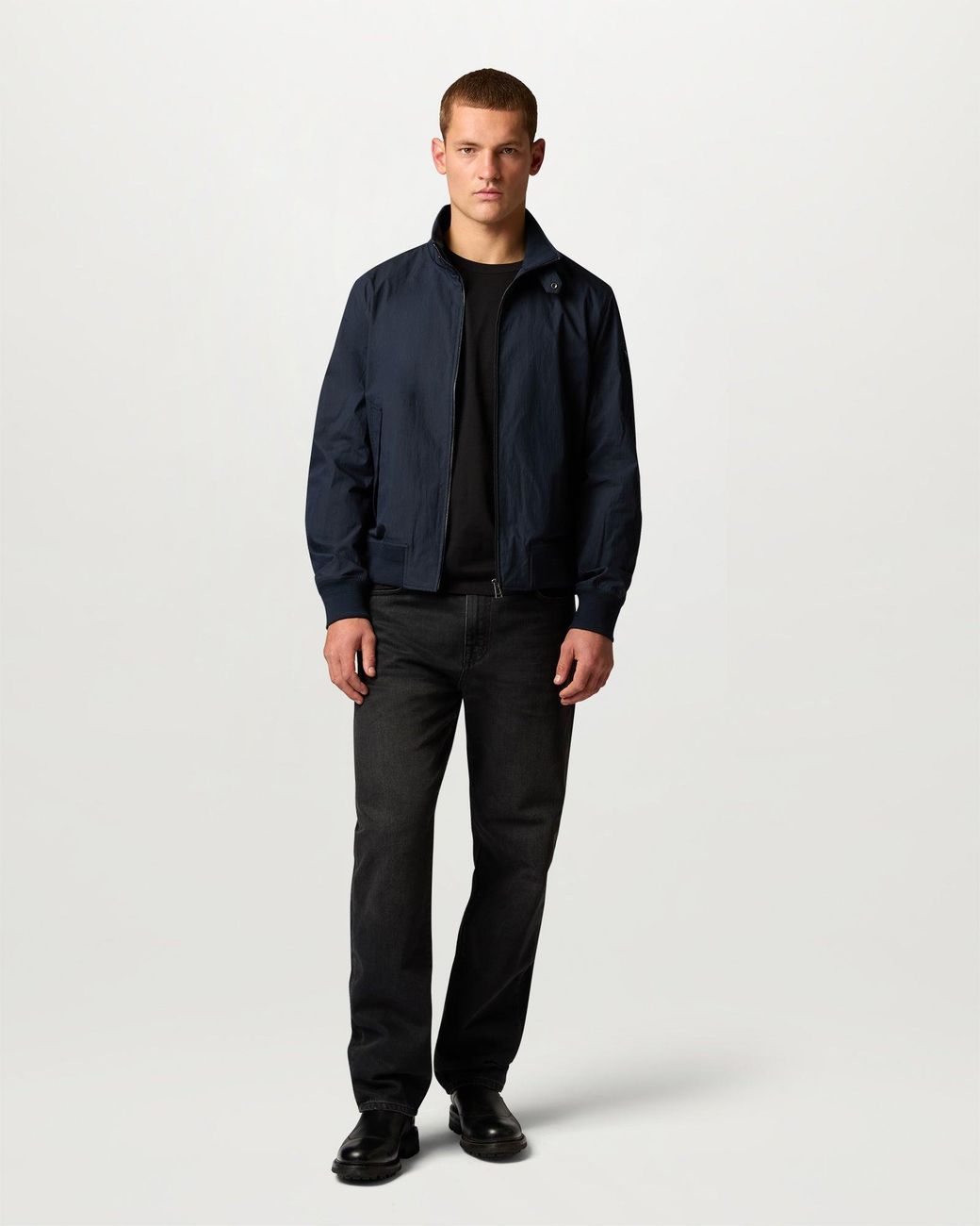 Belstaff Blue Men's Overland Jacket Compact Technical Cotton for men