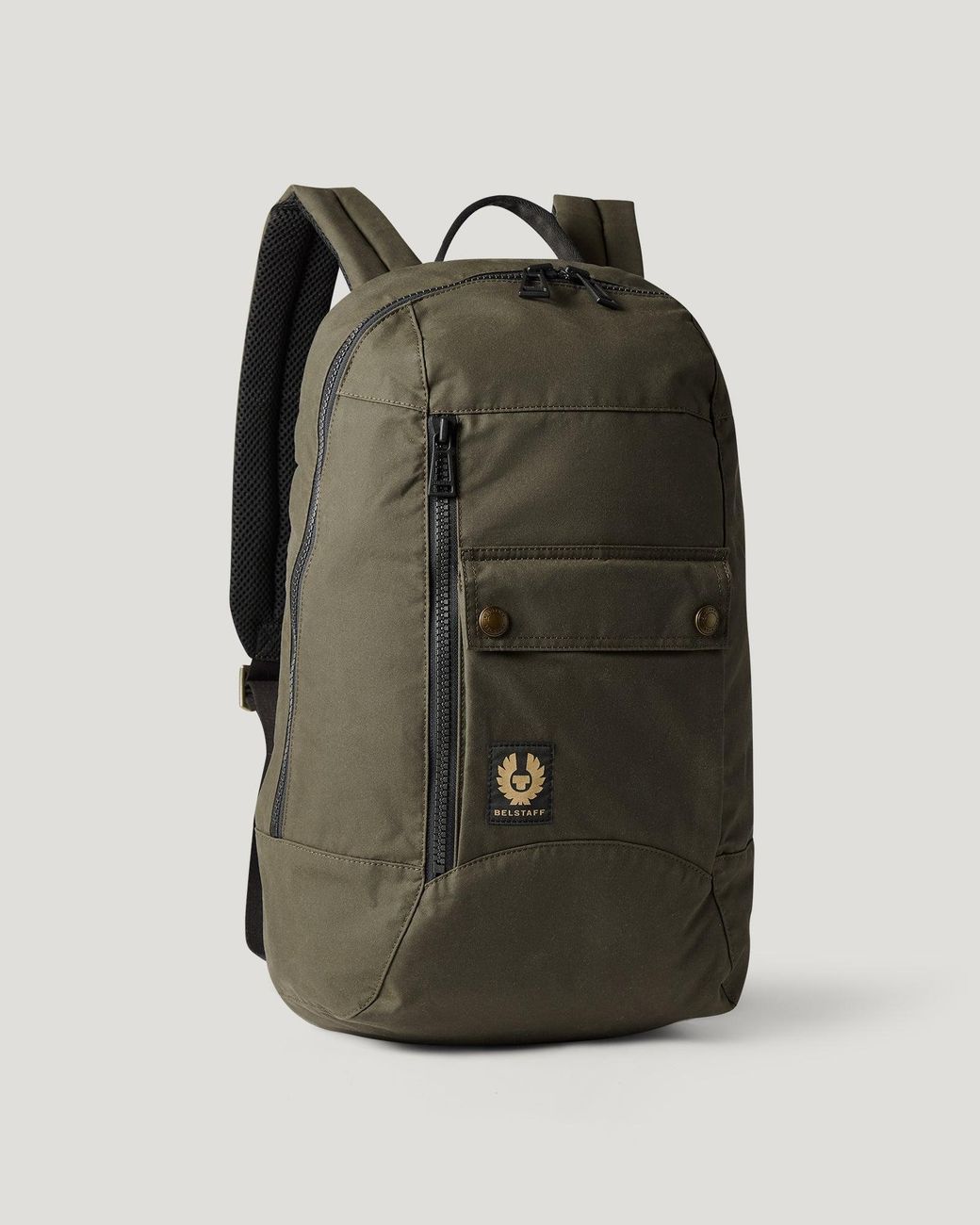 Belstaff Green Unisex Trialmaster Backpack Waxed Cotton