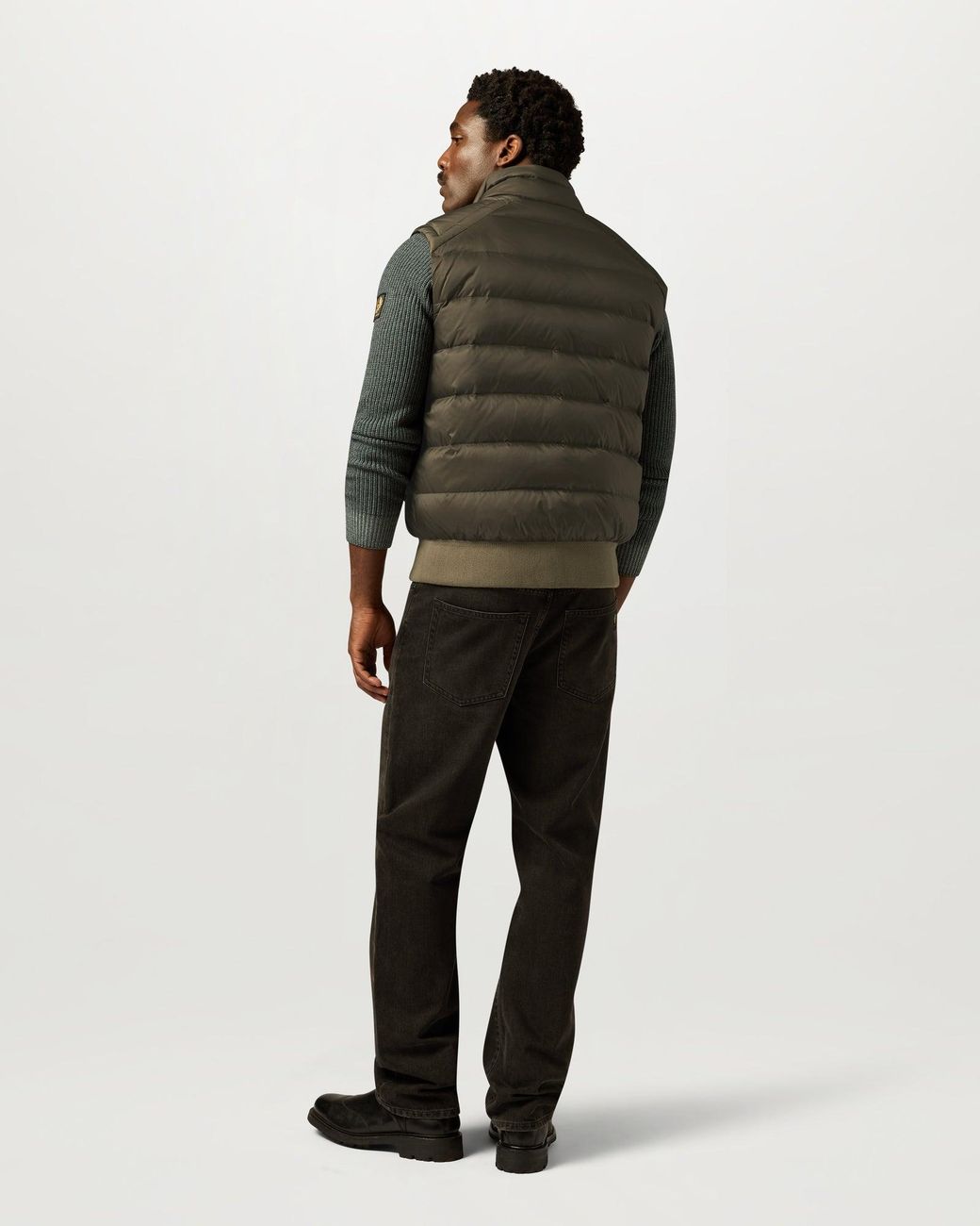 Belstaff Green Men's Compound Gilet Down Filled Nylon for men