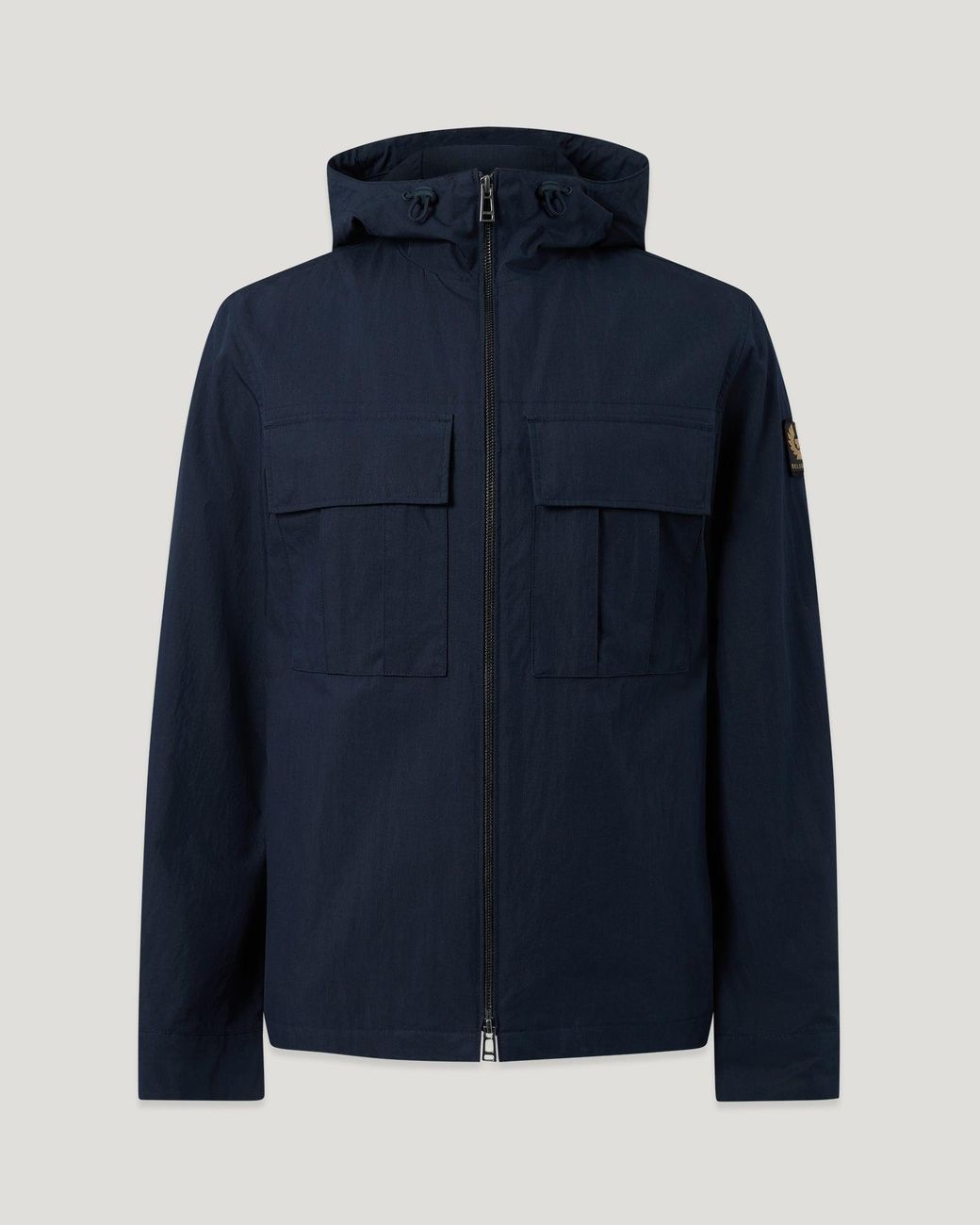 Belstaff Blue Men's Container Overshirt Compact Technical Cotton for men