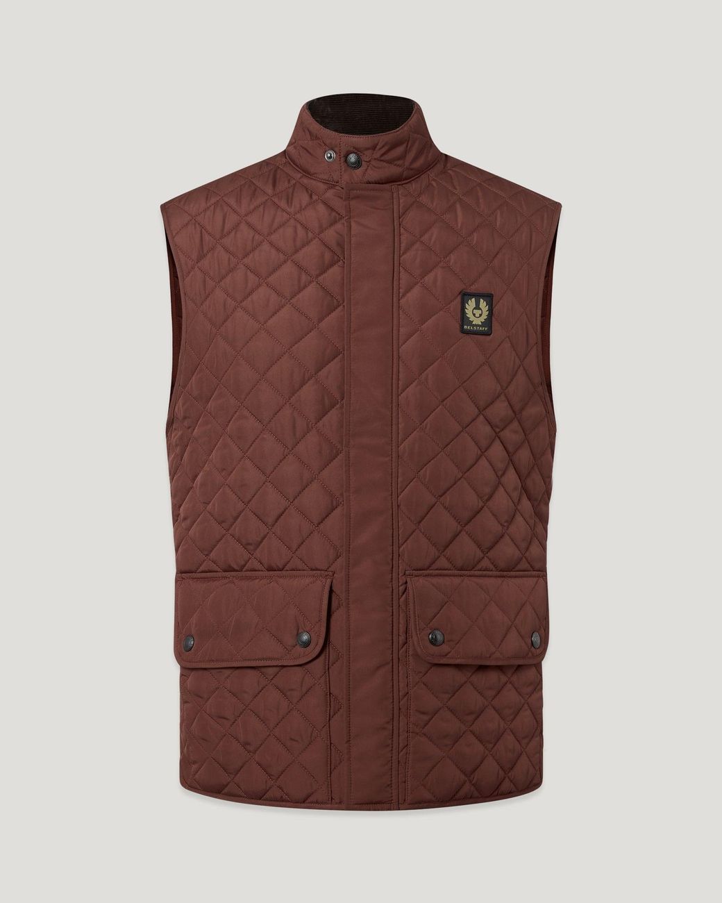 Belstaff Brown Men's Icon Gilet Quilted Recycled Nylon for men