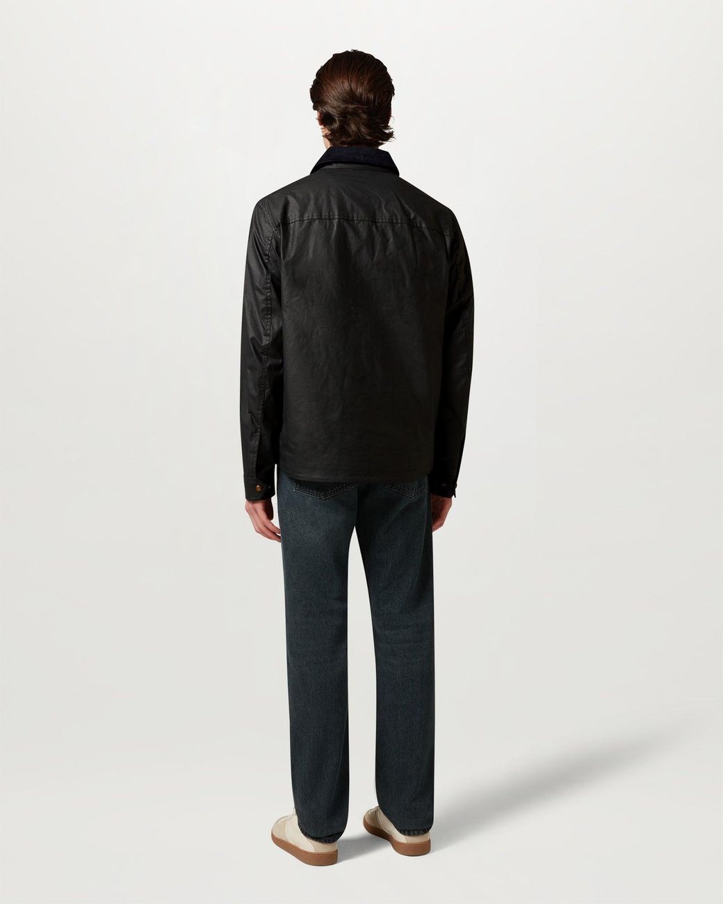 Belstaff Black Men's Ground Jacket Waxed Cotton for men